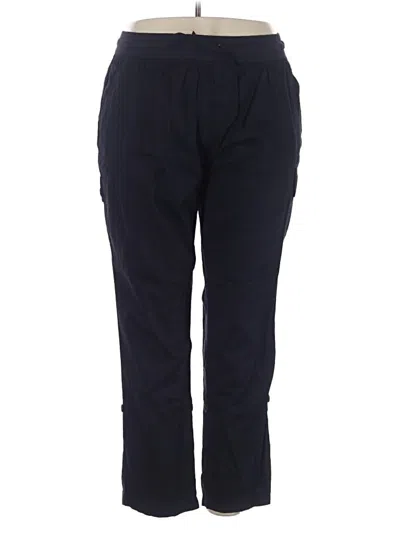 Pre-owned Woman Within Casual Pants In Blue