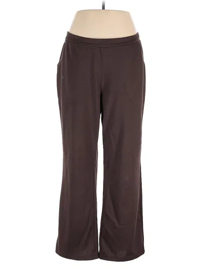 Pre-owned Woman Within Casual Pants In Brown