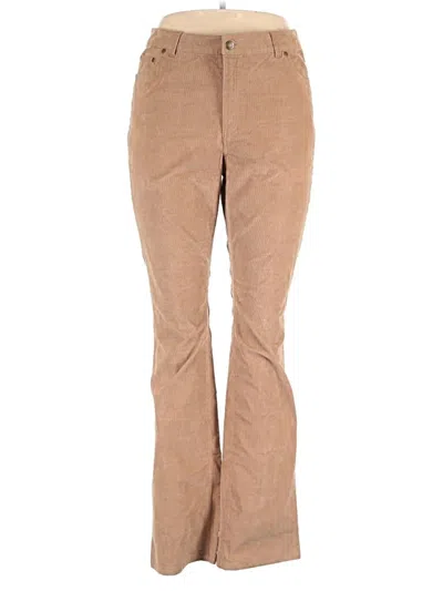 Pre-owned Woman Within Casual Pants In Brown