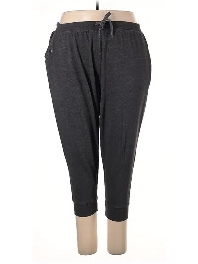 Pre-owned Woman Within Casual Pants In Gray