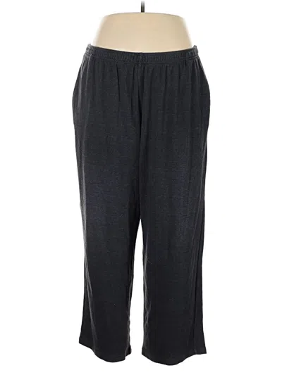 Pre-owned Woman Within Casual Pants In Gray