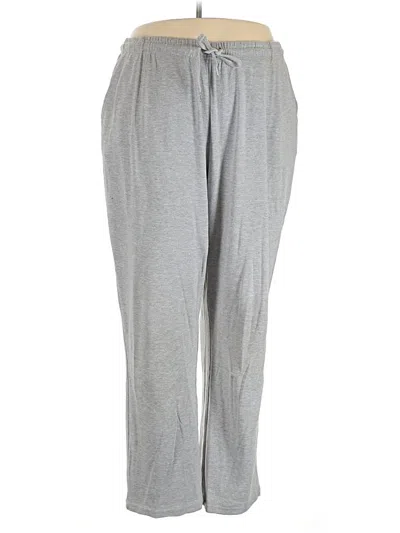 Pre-owned Woman Within Casual Pants In Gray