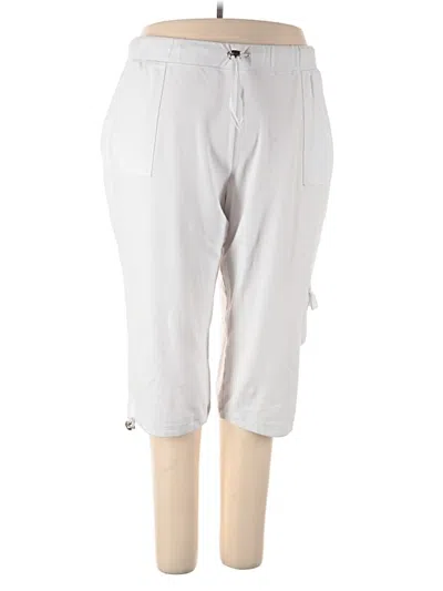 Pre-owned Woman Within Casual Pants In Gray