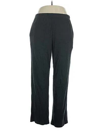 Pre-owned Woman Within Casual Pants In Gray