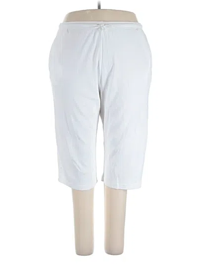 Pre-owned Woman Within Casual Pants In Silver
