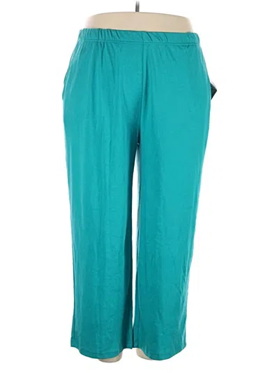 Woman Within Casual Pants In Teal