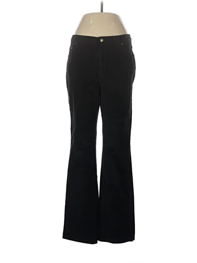 Pre-owned Woman Within Dress Pants In Black
