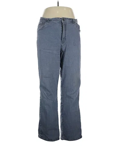 Pre-owned Woman Within Jeans In Blue