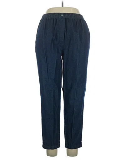 Pre-owned Woman Within Jeans In Blue