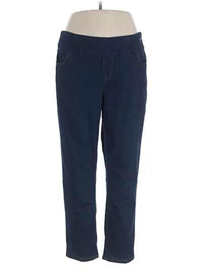 Pre-owned Woman Within Jeggings In Blue