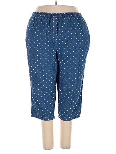 Pre-owned Woman Within Jeggings In Blue