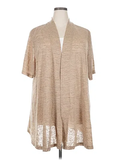 Pre-owned Woman Within Kimono In Brown