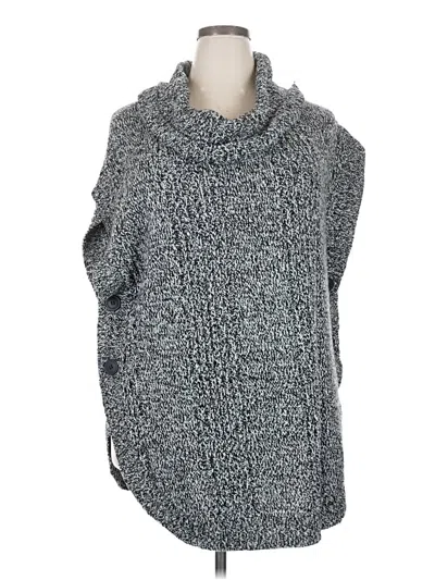 Pre-owned Woman Within Pullover Sweater In Gray