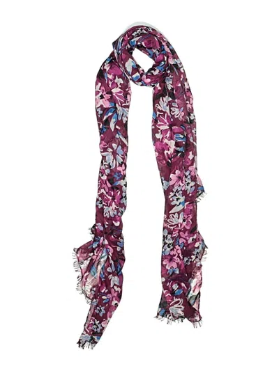 Pre-owned Woman Within Scarf In Purple