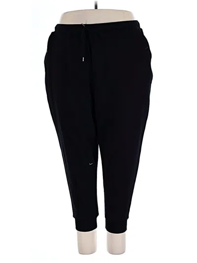 Pre-owned Woman Within Sweatpants In Black