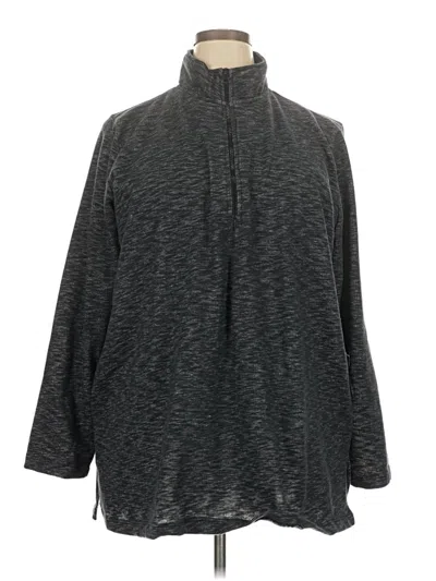 Pre-owned Woman Within Sweatshirt In Gray