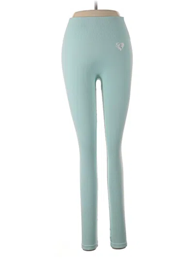 Pre-owned Woman Within Yoga Pants In Teal