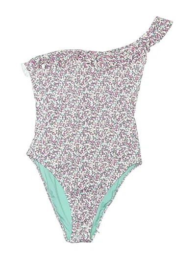 Pre-owned Women Secret Women'secret One Piece Swimsuit In White