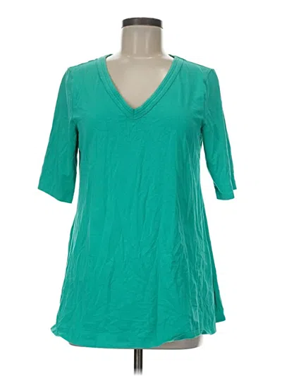 Pre-owned Women With Control 3/4 Sleeve T-shirt In Blue