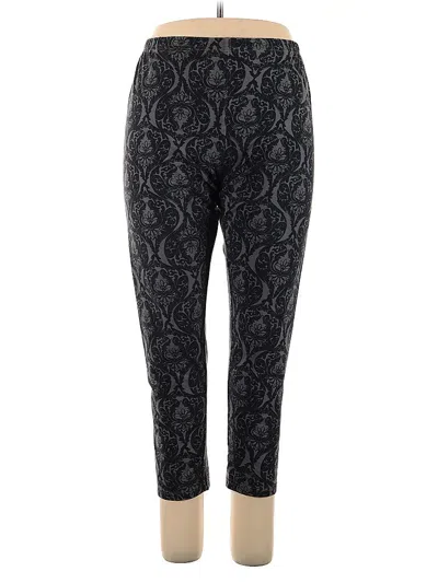 Pre-owned Women With Control Active Pants In Black