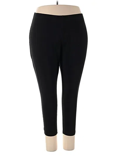 Pre-owned Women With Control Active Pants In Black