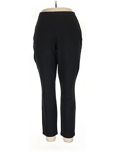 Pre-owned Women With Control Active Pants In Black