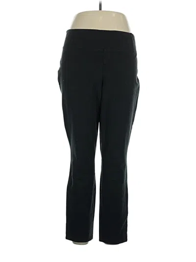 Pre-owned Women With Control Active Pants In Black