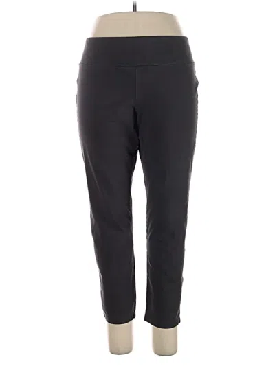 Pre-owned Women With Control Active Pants In Black