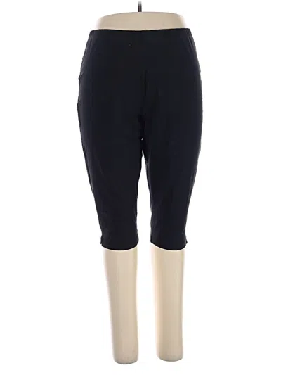 Pre-owned Women With Control Active Pants In Black