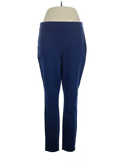 Pre-owned Women With Control Active Pants In Blue
