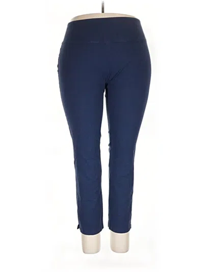Pre-owned Women With Control Active Pants In Blue