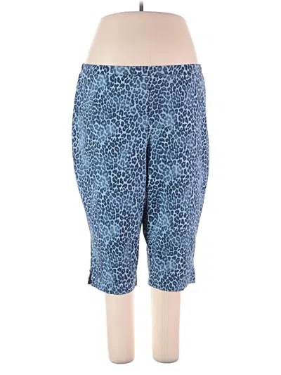 Pre-owned Women With Control Active Pants In Blue
