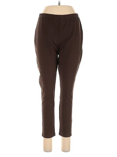 Pre-owned Women With Control Active Pants In Brown