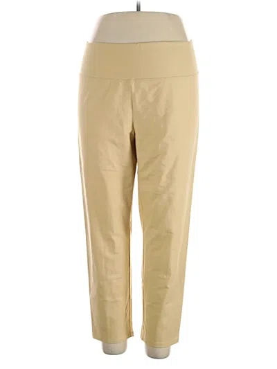 Pre-owned Women With Control Active Pants In Gold