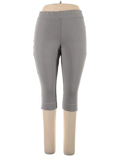 Pre-owned Women With Control Active Pants In Gray