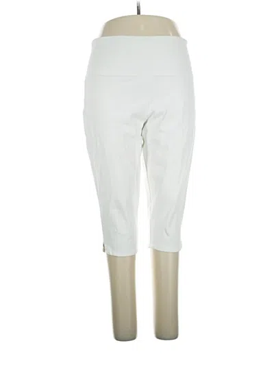 Pre-owned Women With Control Active Pants In Ivory