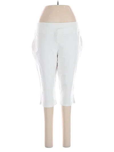 Pre-owned Women With Control Active Pants In White