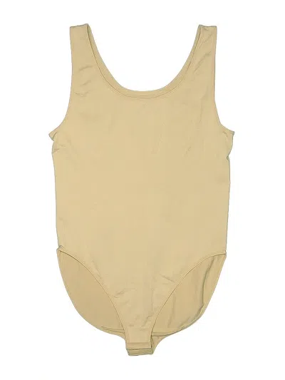 Pre-owned Women With Control Bodysuit In Brown