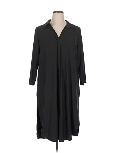 Pre-owned Women With Control Casual Dress In Black