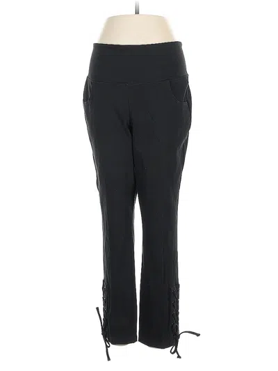 Pre-owned Women With Control Casual Pants In Black