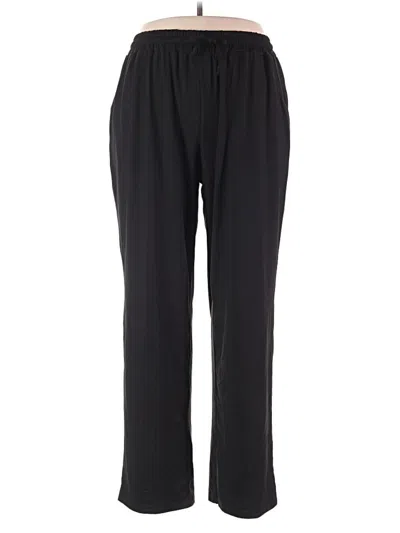 Pre-owned Women With Control Casual Pants In Black