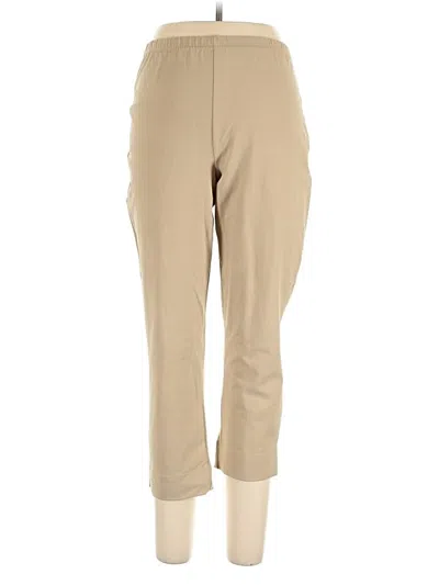 Pre-owned Women With Control Casual Pants In Brown