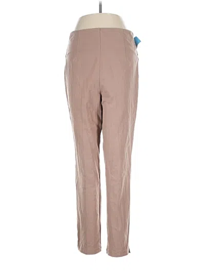 Pre-owned Women With Control Casual Pants In Brown