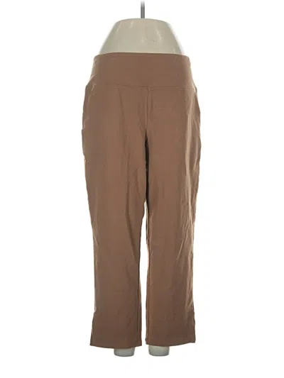 Pre-owned Women With Control Casual Pants In Brown