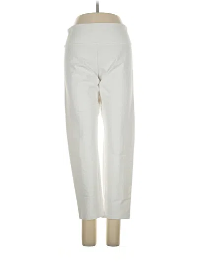 Pre-owned Women With Control Casual Pants In Ivory