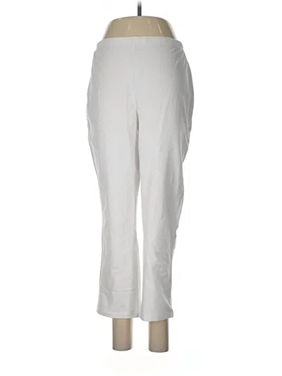 Pre-owned Women With Control Casual Pants In Ivory