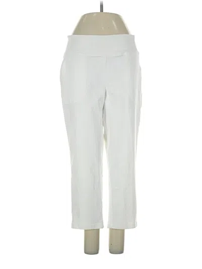 Pre-owned Women With Control Casual Pants In Ivory