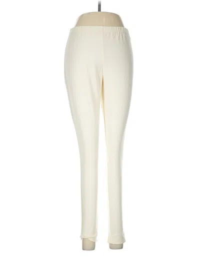 Pre-owned Women With Control Casual Pants In Ivory