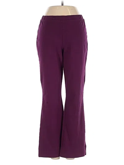 Pre-owned Women With Control Casual Pants In Purple