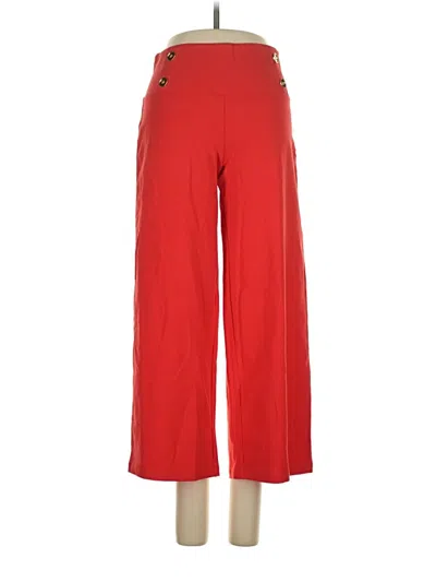 Pre-owned Women With Control Casual Pants In Red